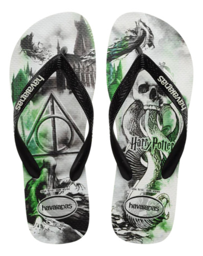 Ojotas Havaianas Harry Potter Hombre Varias Originales 