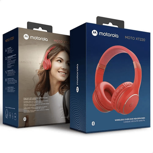 Imagem 8 de 8 de Fone De Ouvido Motorola Moto Xt 220 Bluetooth Vermelho