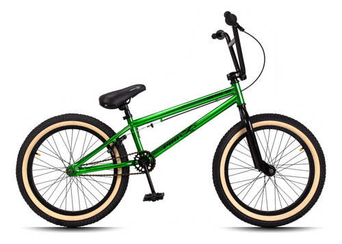 Bicicleta  Pro-X Bicicleta Bmx Pro-x Serie 10 Aro 20 freio u-brakes cor verde