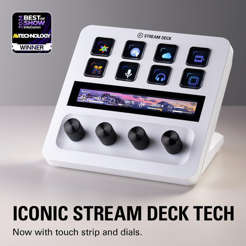 Controlador Elgato Stream Deck White Para Criadores De Conte