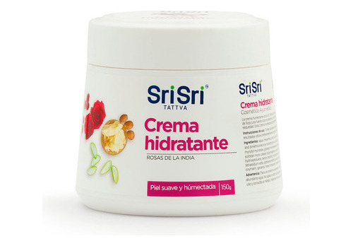 Sri Sri Crema Humectante Con Rosas, Aloe Vera Y Manteca De K