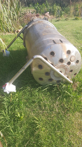 Tanque De Agua De Acero Inoxidable Para Calentar Con Leña