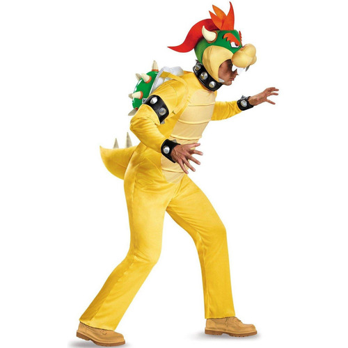 Disfraz Para Adulto De Bowser Super Mario Talla 2x Halloween