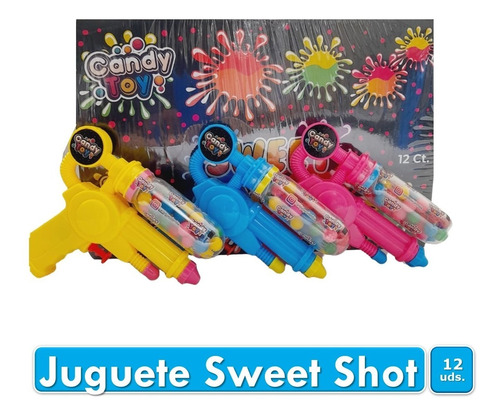 Candy Toy Juguete Sweet Shot Display X12 Unidades