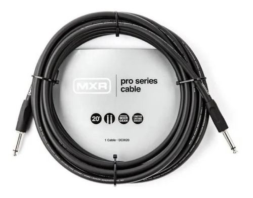 Cable Plug-plug Mxr Pro Series Dcix20 De 6 Metros