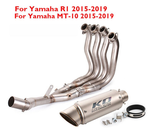 Sistema De Escape Completo Para Yamaha Yzf R1 Cabecera