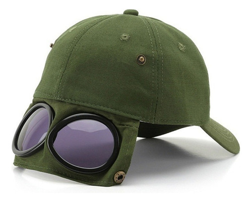 Gorro De Aviador Con Gafas De Sol Gorra De Béisbol Unisex