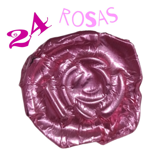 24 Bombones Rosas 7g. Chocolate Día De La Madre Primavera  