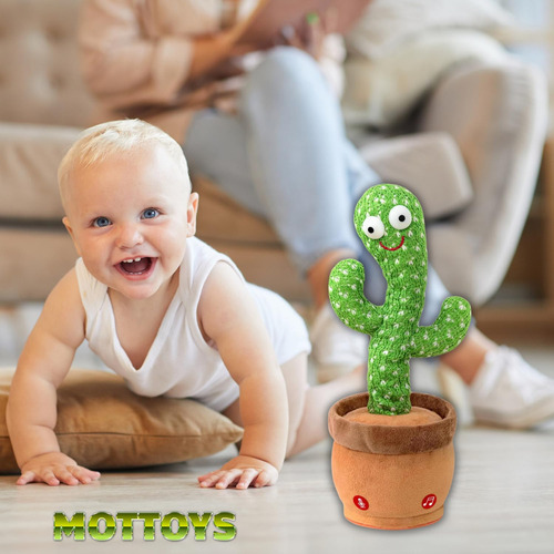 Cactus Parlante Y Bailarín De 30 Cm Que Repite Lo Que