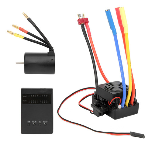 Tarjeta De Programa Esc Sin Escobillas 3650 3100kv 60a Sin E
