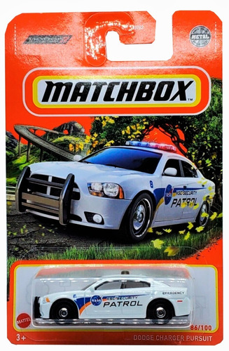 Matchbox Dodge Charger Pursuit #86 2022 Patrulla Nasa