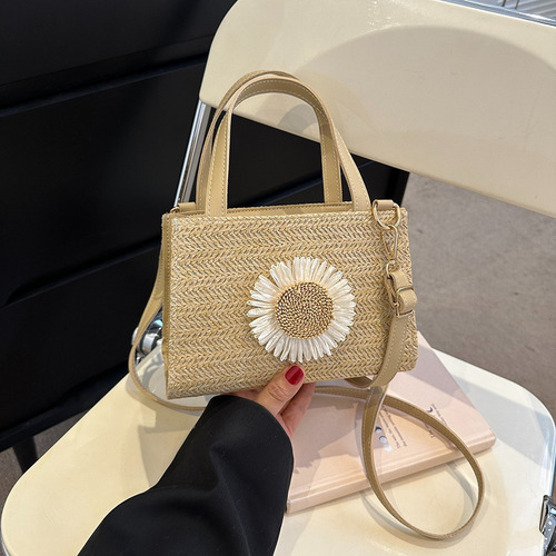 Bolsa De Playa De Verano Con Correa Ajustable, Bandolera Tej