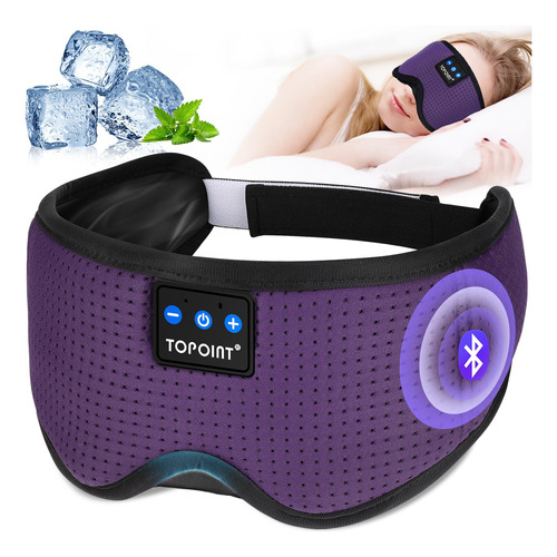 Topoint Mascara De Ojos Bluetooth Para Dormir, Auriculares I