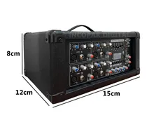 Comprar Consola Potenciada 4 Canal Bt\u002Fsd\u002Fusb 300w Mixer Amplificador