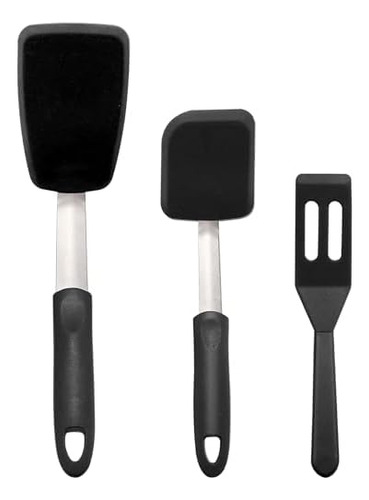 Juego De Espátulas De Silicona De 3 Piezas, Mini Espátula Pa