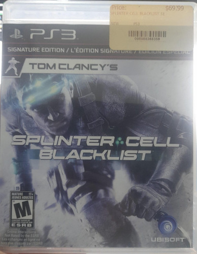 Tom's Clancy Splinter Cell Blacklist - Ps3