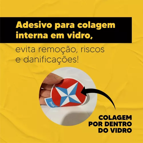 Adesivo ESSE É MEU BRINQUEDO - ESTRELA (interno p/ vidro) - Mira Design  Adesivos Automotivos