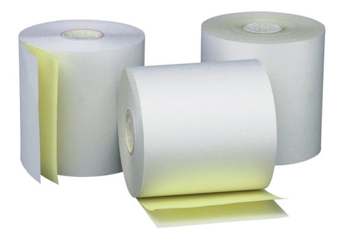Rollo Papel Quimico 57 Mm Con Copia P Registradora Paquete