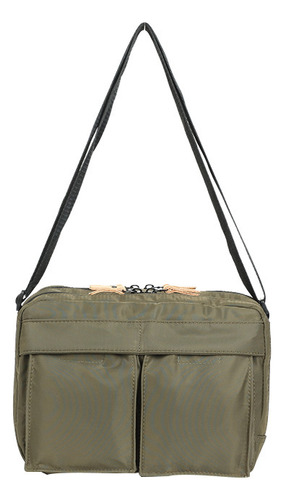 Bolso De Hombro De Color Liso Para Hombre 2024, Casual, Vint