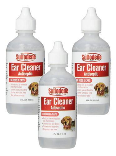 Sulfodene Limpiador De Oidos Antiseptico Para Perros Y Gatos