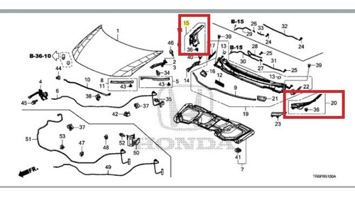 Par Acabamento Lateral Churrasqueira Civic G9 12/15 Original
