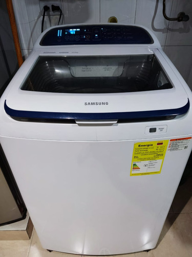 Lavadora Automática Samsung Wa16j6710l Blanca 16kg 120 v