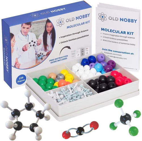 Kit Modelos Moleculares C/atomos Enlaces Juego De Quimica