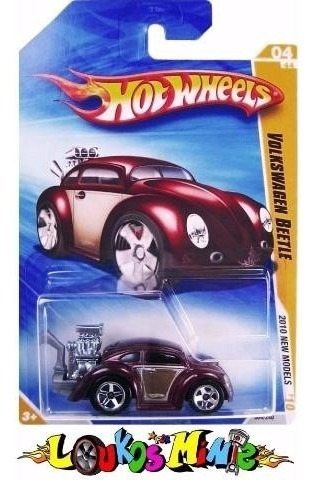 Hot Wheels Volkswagen Vw Beetle Fusca 4/214 De 2010 Vermelho