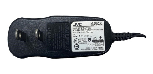 Cargador Original Para Cámara Jvc Mod Ap-v30u 5.2v 1.8a