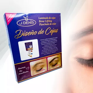 Kit Diseño De Cejas Y Planchado Profesional J Denis® Color Azul