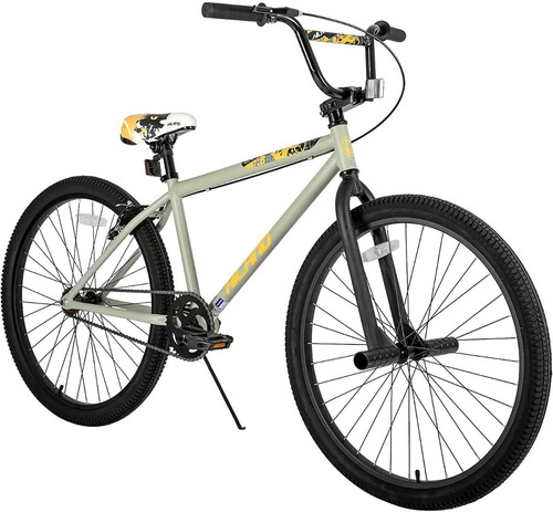 Bicicleta Bmx De 24p Marco De Aluminio Color Gris Hh Hiland