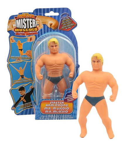 Juguete Stretch Armstrong Mini Figura Acción Original 6452