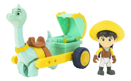 Dino Ranch Min And Clover's Care Cart Vehiculo - Cuenta Con