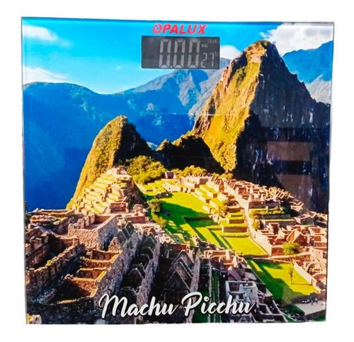 Balanza Electrónica 180kg Op-1604mp Diseño Machu Picchu