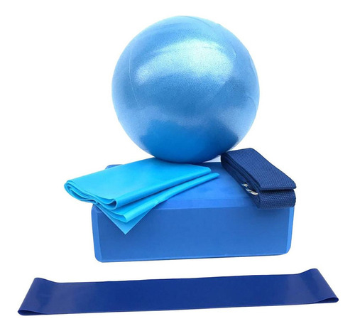 5 Pieces Yoga Blocks, Yoga Ball, Ribbon