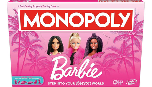 Monopoly Banco Imobiliário: Barbie Edition Board Game 