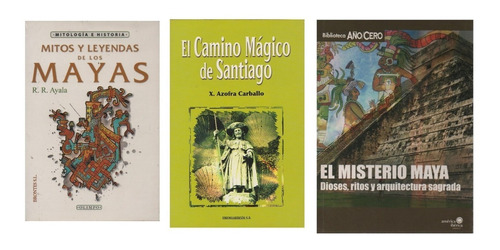 Libros3 El Misterio Maya- Camino Mágico De Santiago- Mitos Y
