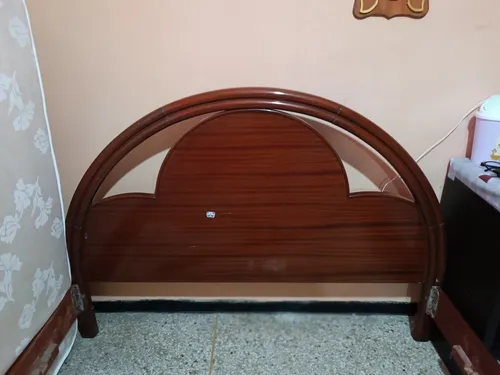 Cama Matrimonial, Madera Caoba (Usado)