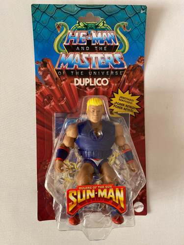 Duplico Snake Men Motu Origins Retro Play Mattel W12 Sun Man (Usado)