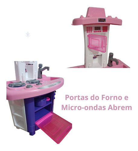 Cozinha Completa De Brinquedo Meu Jantarzinho Panelinha