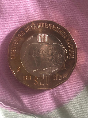 Moneda-bicentenario De La Independencia Nacional. México