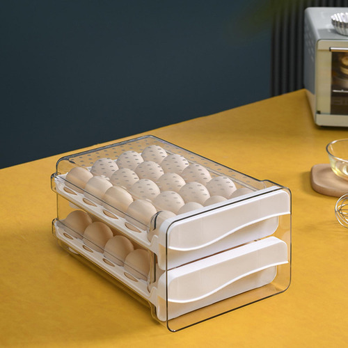 Soporte Para Huevos De 2 Capas Bandeja Para Huevos Tipo De