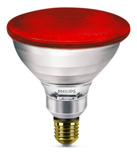 Bombillo Reflector Led Par 38 13,5w Rojo Phillips 