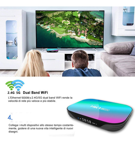 Android 90 Tv Box Hk1 Box Android Tv Box 4 Gb Ram 64 Gb Rom,