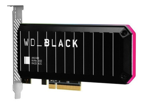 Imagen 2 de 5 de Ssd Interno Wd Black An1500 2tb Nvme Pcie Rgb Negro