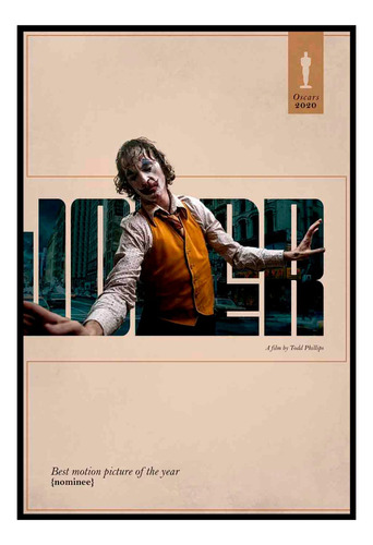 Cuadro Premium Poster 33x48cm Joker Todd Phillips