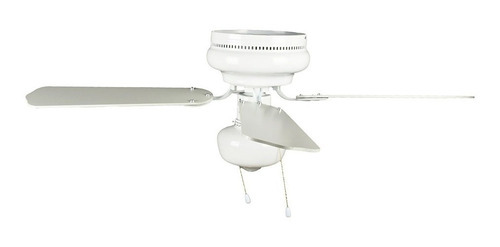 Ventilador de techo Littleton 112044 blanco con 4 aspas color blanco y roble blanqueado de mdf, 42" de diámetro 120 V