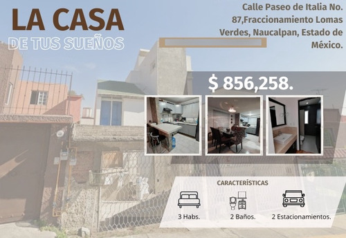 Casa En Lomas Verdes Naucalpan /gv16 -  Di 56 