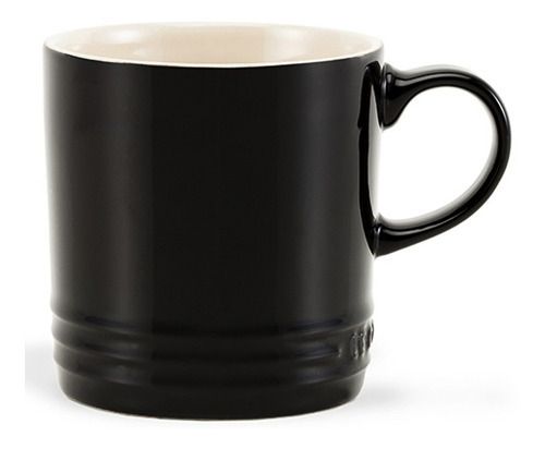 Caneca Cappuccino De Cerâmica 200ml Le Creuset - Black Onix