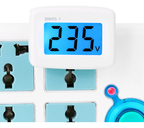Medidor De Voltaje De Pantalla Digital 110v/220v, Lcd Digita
